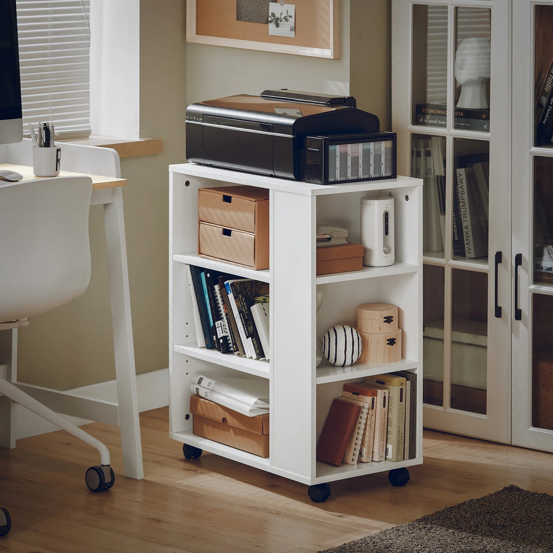 SoBuy FBT68-W Printer Stand with Wheels