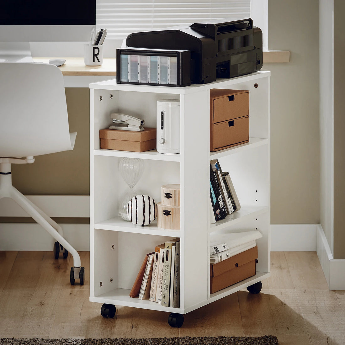 SoBuy FBT68-W Printer Stand with Wheels
