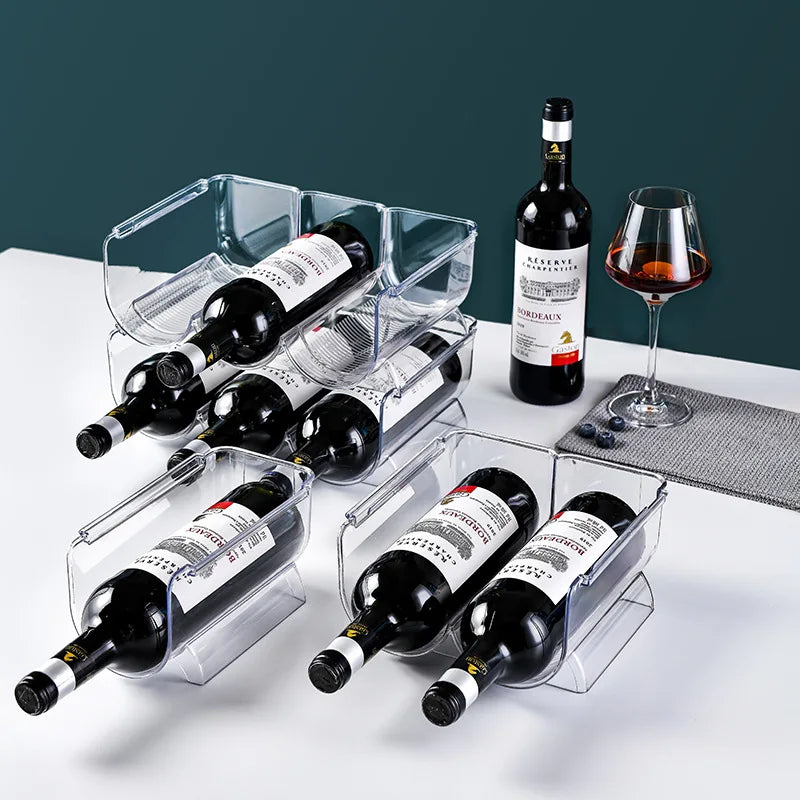 Stackable Wine Rack and Fridge Organizer