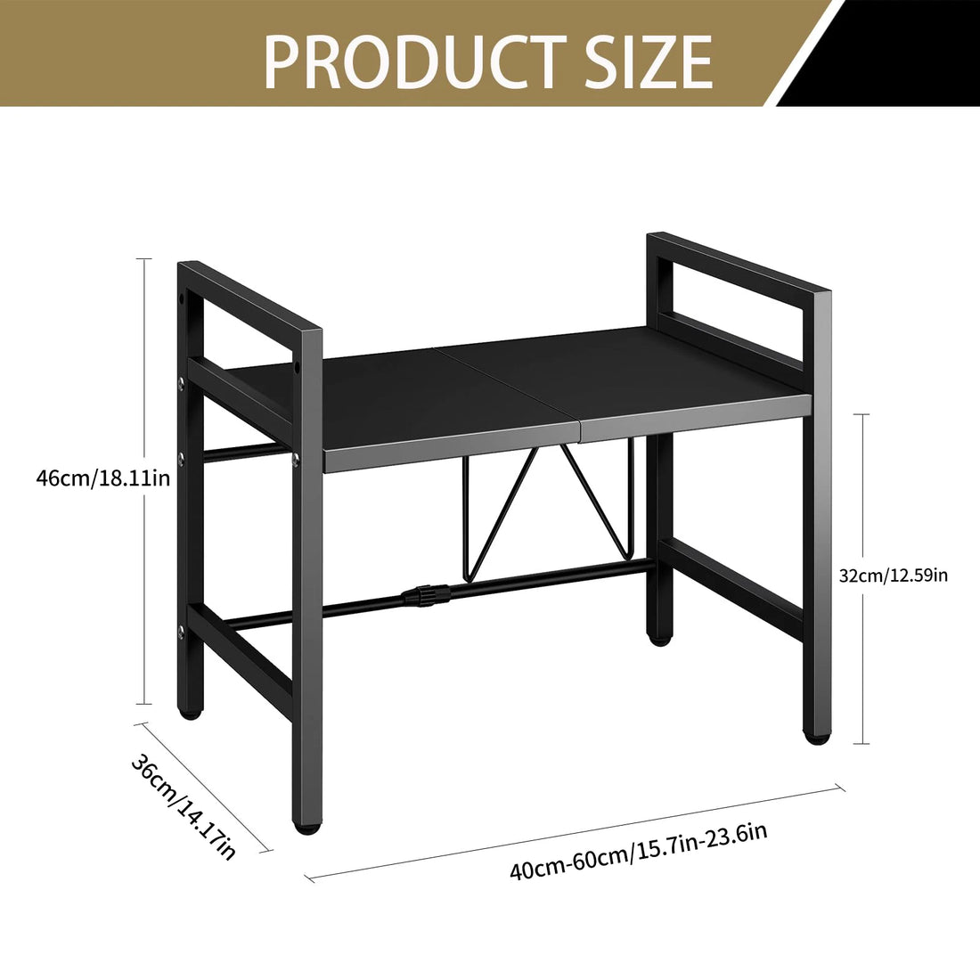 Microwave Shelf Organizer
