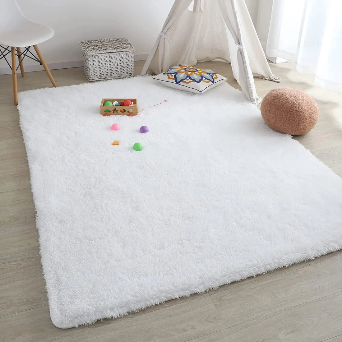 Modern Soft Fluffy Plush Carpet
