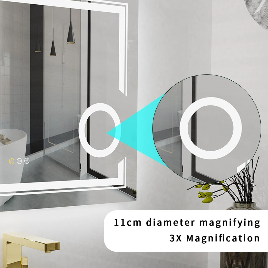 LUVODI LED Bathroom Mirror