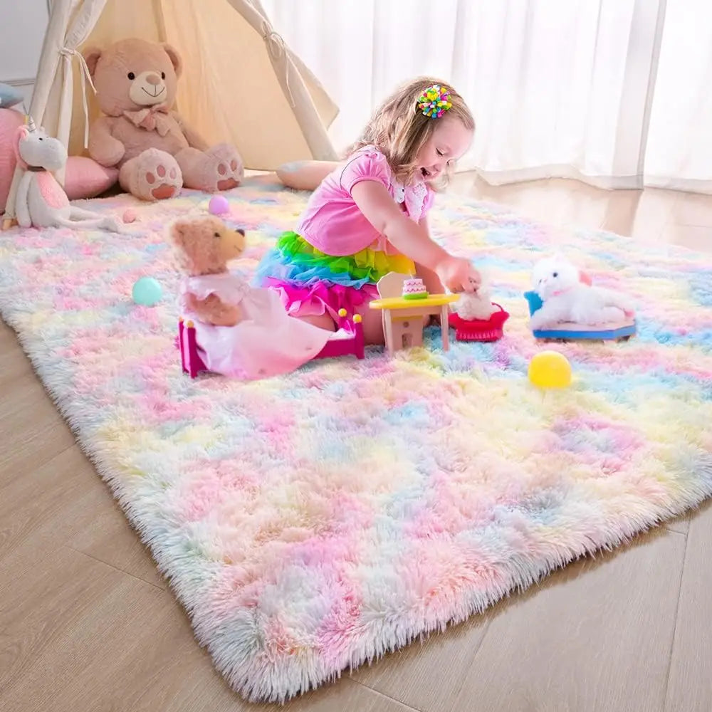 Modern Soft Fluffy Plush Carpet