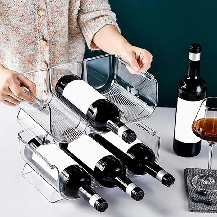 Stackable Wine Rack and Fridge Organizer