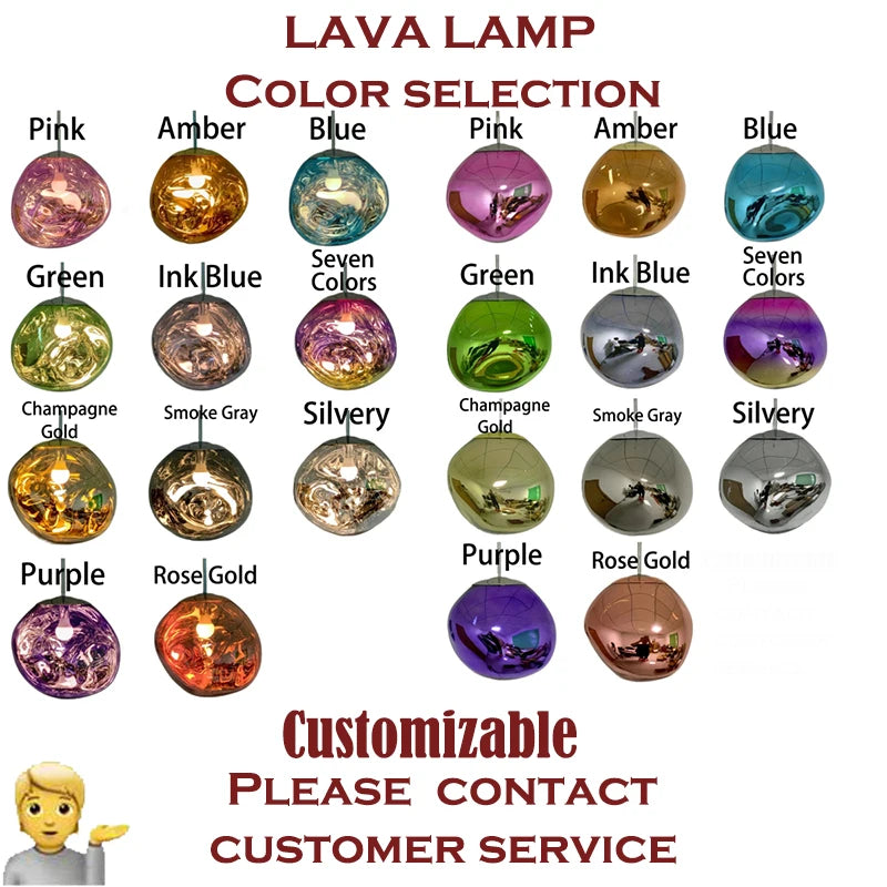Modern LED Lava Pendant Light