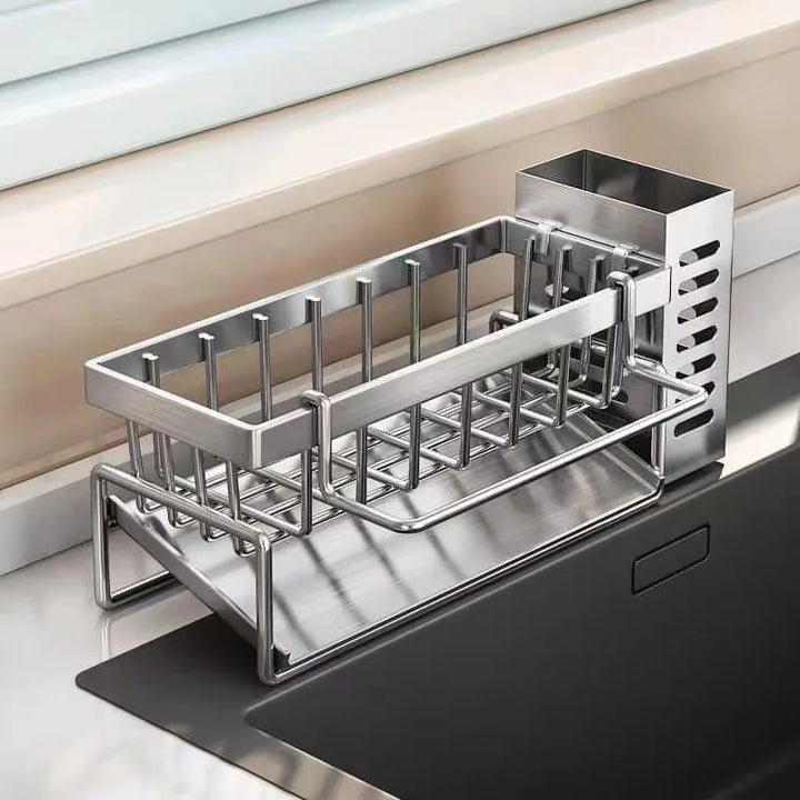 Multifunctional Stainless Steel Sink Organizer