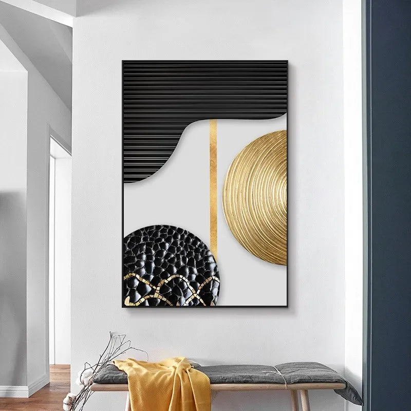 Modern Abstract Geometric Canvas Wall Art