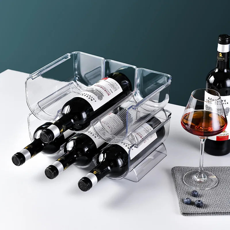 Stackable Wine Rack and Fridge Organizer