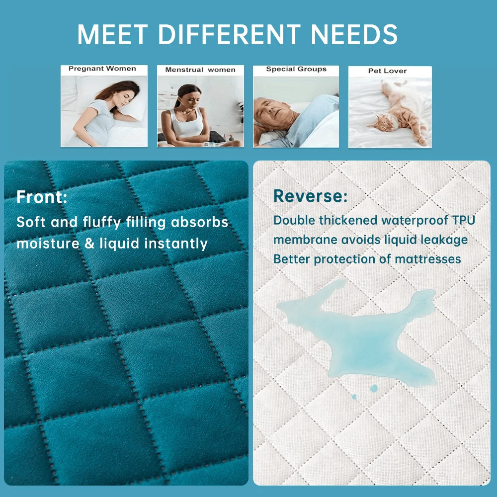 Thick 3D Air Fabric Waterproof Mattress Protector